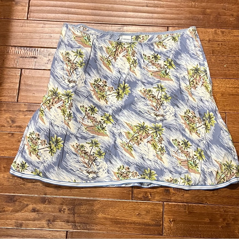 Vintage Old Navy size 20 Hawaiian print skirt